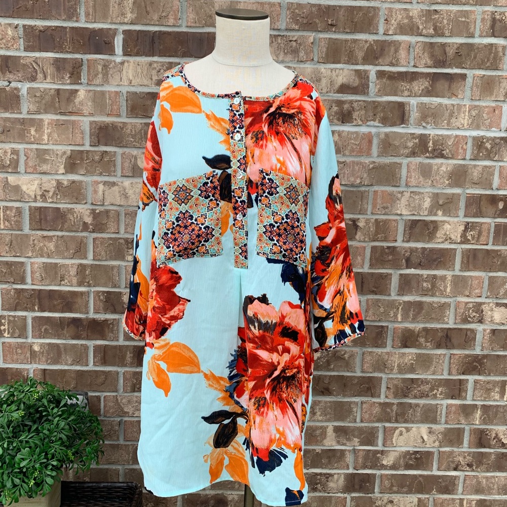 Fig and Flower by Anthropology tunic top